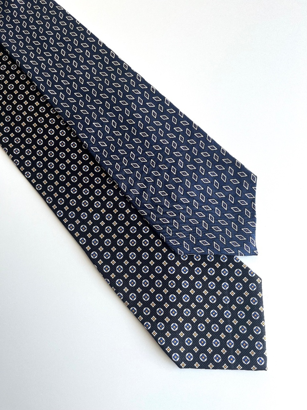 Lot of 2 Vintage Ralph Lauren Neck Tie Men 100% Silk USA
